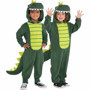 Zipster Dinosaur Child Boys or Girls Small 4-6 One Piece Costume